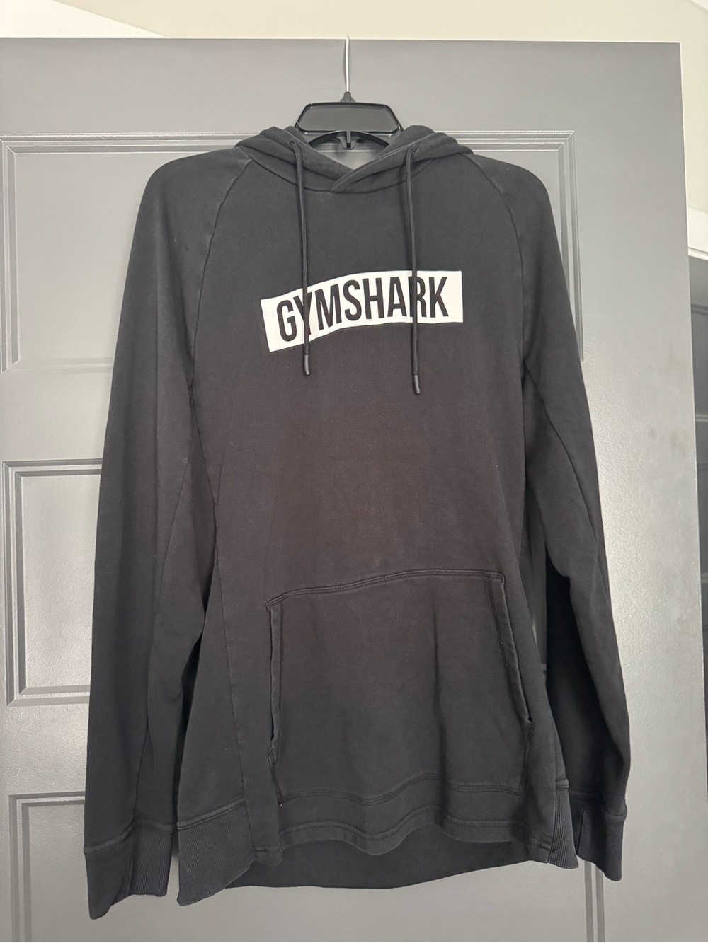 Gymshark Black Logo Pullover Hoodie